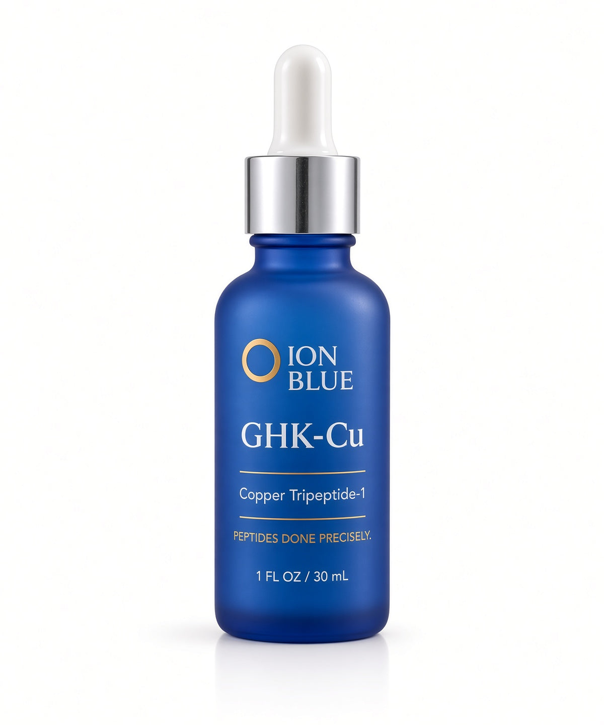 ION BLUE GHK-Cu Face Serum bottle, 30 mL, single active